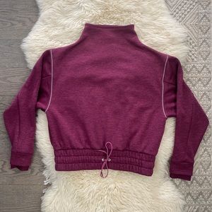 Puma x Bloomingdales Forever Luxe Purple Mock Neck Sweatshirt